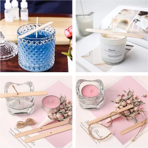 Miniatura 4 de Tarro de cera de fusión de 3 L para vela, olla para hacer velas sin goteo, para adultos, kit de velas de bricolaje con 50 velas de mecha de soporte