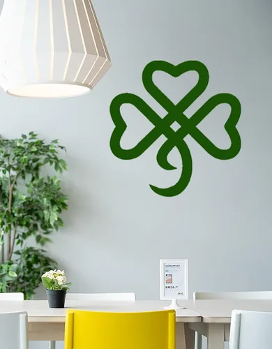 Miniatura 4 de RESACO Decoraciones del día de San Patricio, decoraciones de trébol, corona de trébol, regalo celta irlandés para el día de San Patricio, adornos