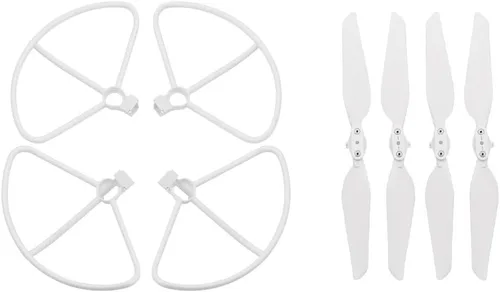 Hélices para FIMI X8 SE 2020 Protector de anillo protector de parachoques accesorios para drones (color blanco guardia-accesorios)