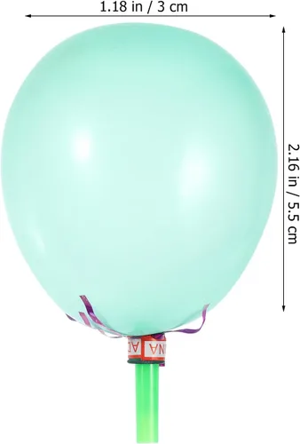 Miniatura 2 de BESTOYARD 100 globos musicales con purpurina mixta con flecos metálicos ruidos para niños, lindos silbatos para Halloween, fiesta de Navidad