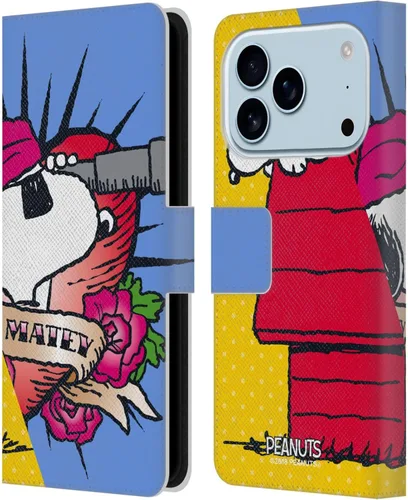 Miniatura 27 de Head Case Designs Funda de piel con licencia oficial de Peanuts Snoopy & Woodstock Balloon Halfs and Laughs para Apple iPhone 7/8/SE 2020 y 2022