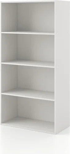 Miniatura 23 de Homes: Inside + Out Apexa - Estantería organizadora de almacenamiento de 2 cubos, estantería apilable de madera para cubos para organización