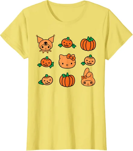 Miniatura 24 de Camiseta de Halloween Hello Kitty My Melody Kuromi Pumpkins