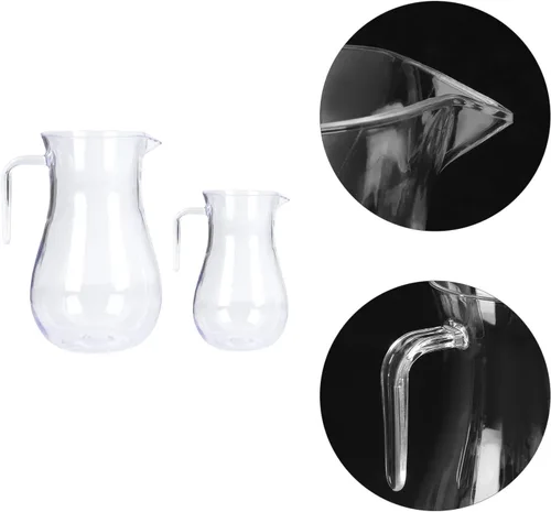 Miniatura 3 de YARDWE Jarra de agua transparente a prueba de roturas, jarra de té helado, 2