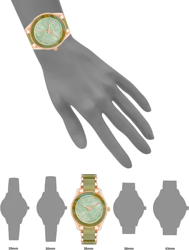 Miniatura 4 de Anne Klein - Reloj de pulsera de resina para mujer