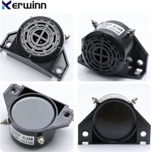 Miniatura 3 de Alarma de Respaldo 12V-24V 110±3DB, Alarma de Respaldo Impermeable con Zumbador para Camiones, Montacargas, Furgonetas, Equipo Pesado