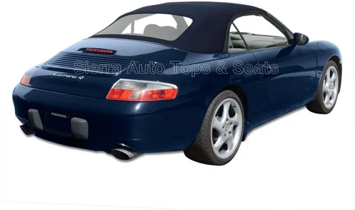 Miniatura 5 de Sierra Auto Tops Convertible Top Reemplazo para Porsche 996 Carrera 1999-2001, Stayfast Canvas, Negro