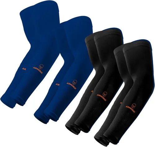 ARMORAY - Mangas de brazo para hombres o mujeres para cubrir tatuajes de enfriamiento, para practicar deportes, básquetbol, golf, fútbol