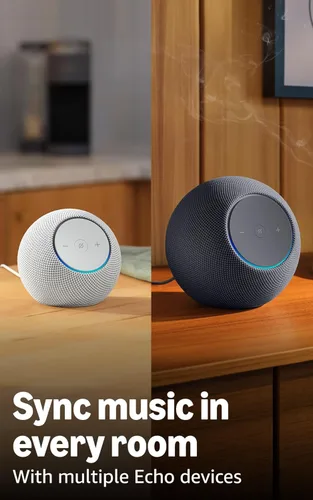 Miniatura 7 de Amazon Echo Dot Max (modelo más reciente): parlante Alexa con sonido que llena la habitación y graves casi 3 veces más potentes, ideal para salas