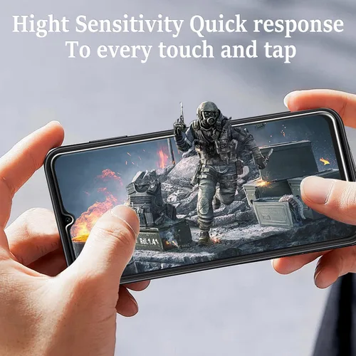 Miniatura 4 de Pokolan Paquete de 3 protectores de pantalla de privacidad para Samsung Galaxy S23 FE/ A54 5G antiespía privado de vidrio templado, antiarañazos