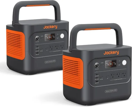 Miniatura 10 de Jackery Explorer 2000 v2 Estación de Energía Portátil, Batería de Respaldo Doméstica LiFePO4 de 2042Wh, Generador Solar de 2200W, Carga Rápida USB-C