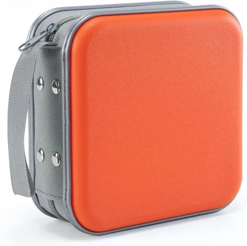 Miniatura 8 de LIOVODE Funda para DVD, estuche portátil para CD de 48 capacidades, almacenamiento de CD de plástico duro, organizador de cartera de DVD para Negro