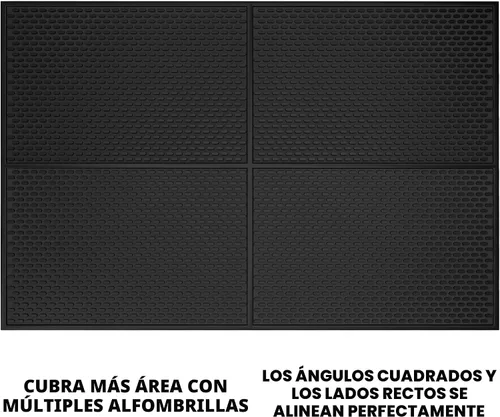 Miniatura 4 de AXIESO Estera de goteo de silicona - de 1/2 pulgada de espesor, resistente al calor y segura para alimentos - para encimera, barra de café