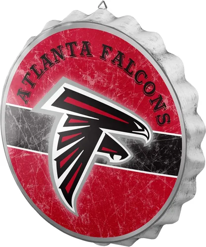Miniatura 31 de NFL Team Logo Distressed Metal Hanging Wall Bottle Cap Sign