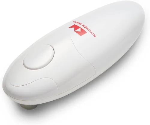 Miniatura 9 de Kitchen Mama Abrelatas Eléctrico Automático: Abre Tus Latas con Una Simple Pulsación de Botón - Automático, Manos Libres, Borde Liso, Funciona