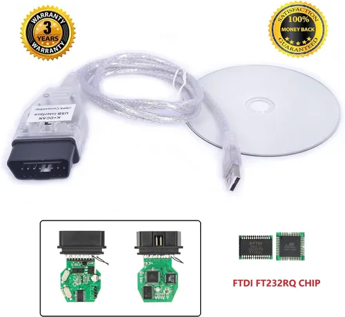 Miniatura 5 de BMW INPA OBD2 Cable K DCAN K+ DCAN Cable KCAN DCAN Adaptador DCAN K+ Ediabas Cable BMW (Interruptor)