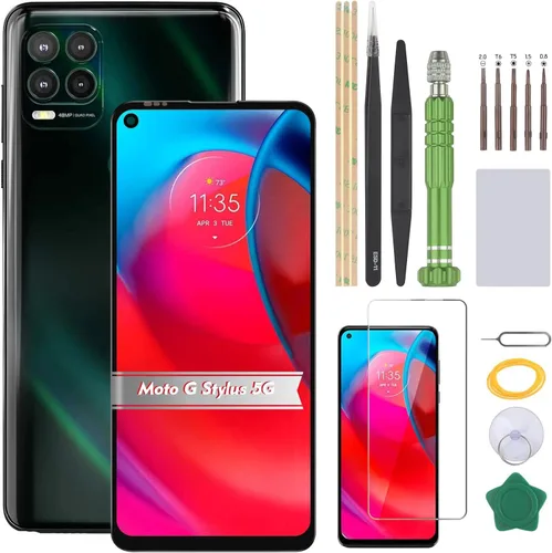 Reemplazo para Motorola Moto G Stylus 5G 2021 Asamblea de digitalizador de pantalla táctil Motorola XT2131 XT2131DL XT2131-1 XT31-3 XT2131-4