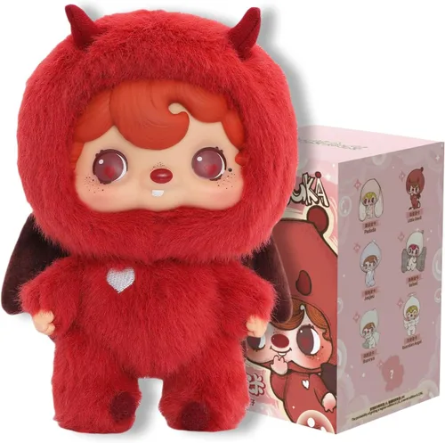 52TOYS POUKAPOUKA Mood Bubbles Vinilo de Peluche Juguetes Caja Ciega con Diseño Suave y Adorable, Perfecto para Abrazar, Exhibición y Poses Únicas,