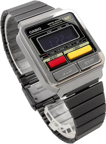 Miniatura 5 de Casio Digital Wristwatch, Vintage Series, A120WE Series, Unisex, Overseas
