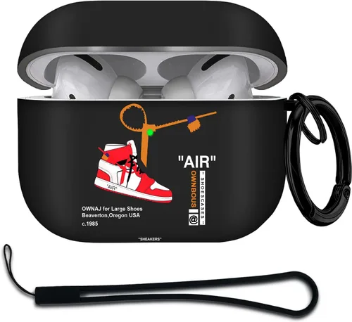 Miniatura 10 de Gedicht Funda para Airpods Pro, lindo patrón de zapatos rojos frescos TPU suave fundas para Airpods Pro funda 1ª generación, a prueba de golpes