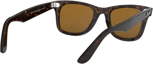 Miniatura 7 de Ray-Ban RB2140 Original Wayfarer Gafas de sol cuadradas polarizadas, Negro, tortuga