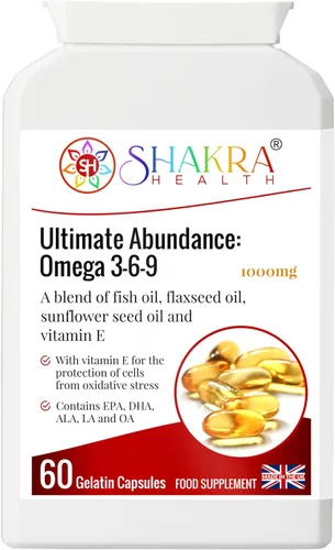 Ultimate Abundance: Omega 3-6-9 | El suplemento completo de aceite de pescado - Espiritualidad, ciencia y suplementos por Shakra Health