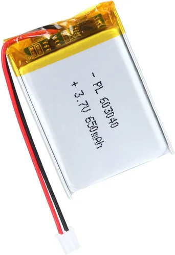 Miniatura 37 de 652030 Batería Lipo de 3.7V 350mAh 652030 Cargable Paquete de Batería de Polímero de Litio con Conector JST PH2.0mm para Dispositivo Electrónico