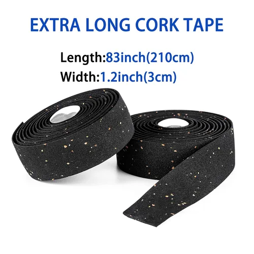Miniatura 4 de LSSH - Cintas para manillar de bicicleta, cinta de manillar de bicicleta de corcho, cinta de barra de bicicleta, envolturas de mango de ciclismo