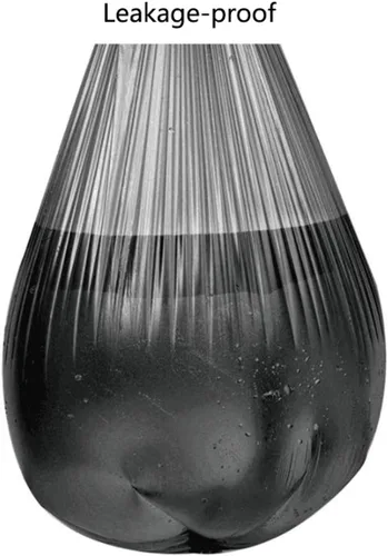 Miniatura 5 de Bolsa de basura negra de 9 a 12 galones de alto, bolsa de basura para cocina, bolsa de basura (9-12 galones (100 unidades), color negro