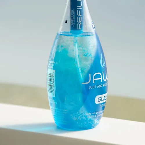 Miniatura 3 de JAWS Glass Cleaner Kit with 2 Refill Pods - Streak-Free, Ammonia-Free for Crystal-Clear Windows, Mirrors, and TV Screens. Eliminates Fingerprints