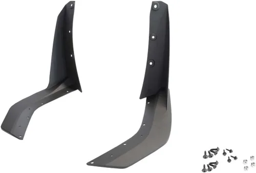 Blue Oval Industries Par de mimbres divisores traseros para Ford Mustang o Shelby GT500 2015-2022, acabado de polipropileno texturizado negro (PP)