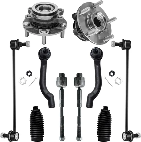 Miniatura 29 de Detroit Axle - Kit de extremo delantero RWD para Chrysler 300 Dodge Challenger Charger Upper Lower Control Arms rótulas de rodamiento de rueda Bujes