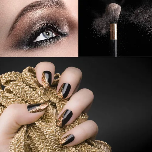 Miniatura 5 de SEISSO Polvo de mica – 3.5 oz/100 g de resina epoxi natural de color negro plateado pigmento en polvo para hacer jabón, slime, uñas, pintura