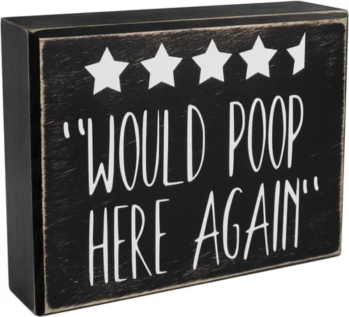 Miniatura 9 de Pigort Letreros con texto en inglés «Put The Lid Down» – Divertida decoración de baño para perro, decoración para perros, decoración del hogar