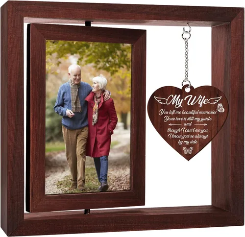 Miniatura 21 de Vetbuosa Regalos conmemorativos para la pérdida del abuelo, marco de fotos de condolencia, regalos de condolencia por pérdida del abuelo, regalo