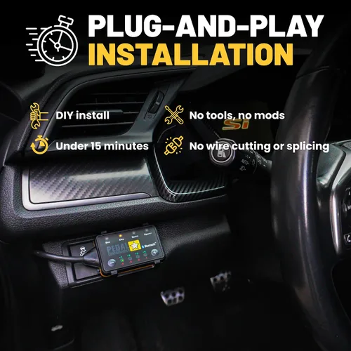 Miniatura 7 de PEDAL COMMANDER Controlador de respuesta del acelerador para Honda Civic 2016-2026 (no para Honda Accords) - 10ª/11ª generación, solo 4 ciclos, 36