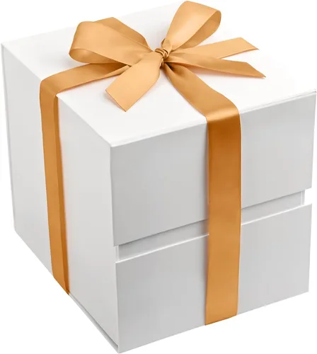 Miniatura 61 de LIFELUM Square Gift Box with Magnetic Lid, Card, Sticker, Ribbon, Shredded Paper Filler for Business, Wedding, Birthdays