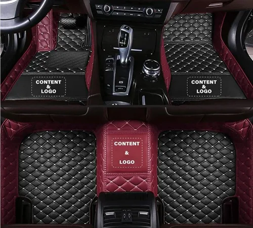 Miniatura 15 de Tapetes de cuero para automóvil con protección para todo tipo de clima personalizados para autos sedán, SUV y deportivos, tapete impermeable
