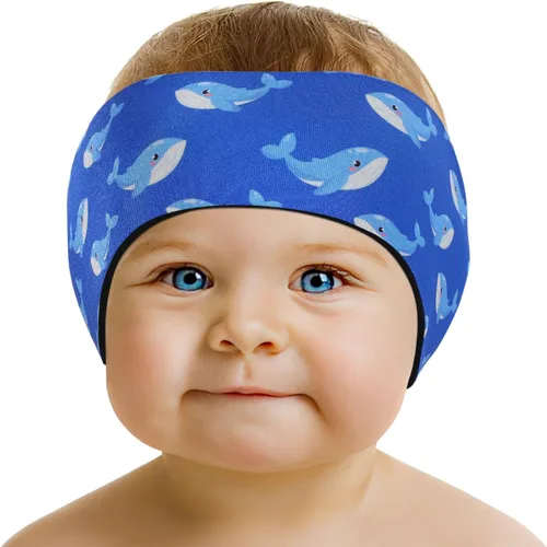 Miniatura 31 de HeySplash Diadema de natación, tapones para los oídos de natación, banda para los oídos de nadador, tapones para los oídos para niños, protector