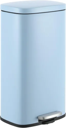 Miniatura 9 de happimess HPM1011I Curtis - Cesta de basura con pedal de apertura de 8 galones, resistente a las huellas dactilares, moderna, minimalista