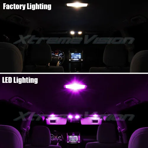 Miniatura 3 de xtremevision Acura MDX 2001 – 2006 (14 piezas) Premium Interior LED Kit del paquete + – Herramienta de instalación, Azul
