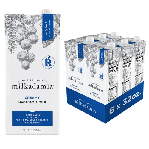 Miniatura 8 de milkadamia leche de macadamia, sin azúcar, 32 onzas, 6