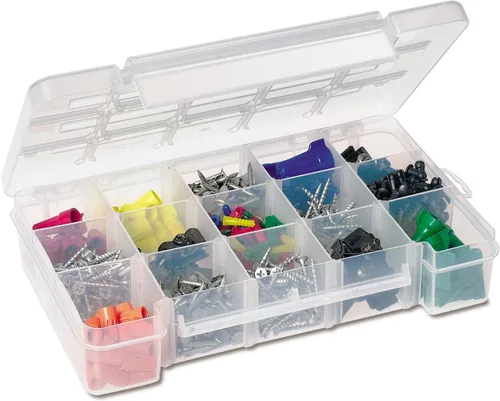 Miniatura 14 de Estuche de plástico Akro-Mils para guardar piezas de manualidades e instalaciones
