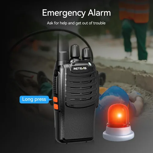 Miniatura 7 de Retevis H-777 - Walkie Talkies de 2 vías de largo alcance, Radios bidireccionales recargables, Walkie Talkies manos libres para adultos con base