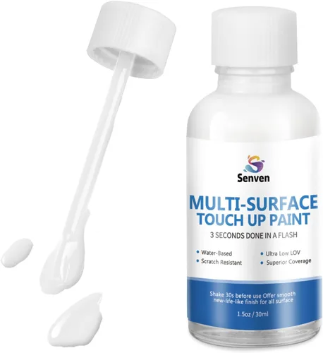 Miniatura 23 de Pintura acrílica para pisos de concreto y garaje, 1 galón, color beige y blanco, kit de 2 autos de 300 a 320 pies cuadrados para interiores