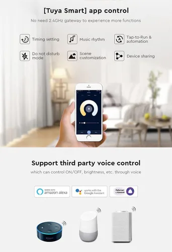 Miniatura 4 de LGIDTECH FUT035W+ Miboxer 2 en 1 controlador de tira LED WiFi+2.4G, control de aplicación para teléfono inteligente directamente, compatible