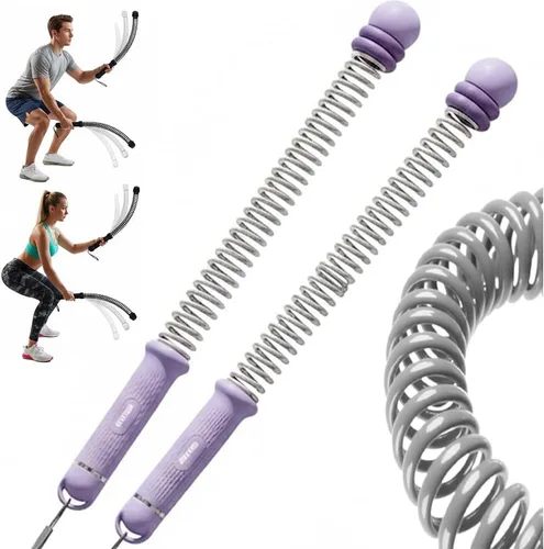 Miniatura 10 de Saker - Cuerdas de batalla ajustables sin cuerda Cuerdas de entrenamiento con peso inalámbricas para gimnasio en casa Equipo de ejercicio Rosa