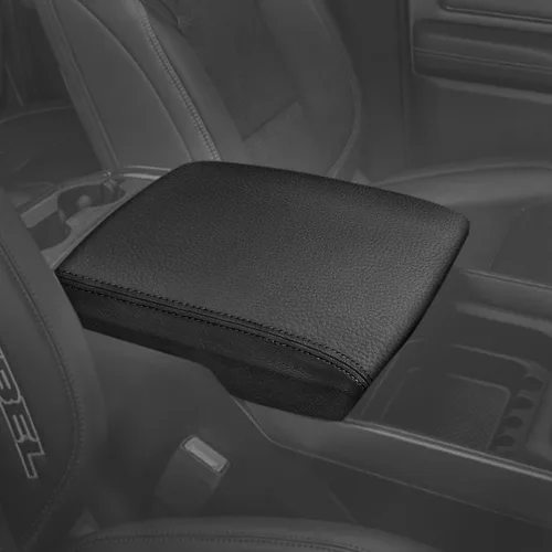 Miniatura 14 de Funda de repuesto para reposabrazos de consola central, adecuada para Dodge Ram 1500 2500 3500 2013-2018 con consola de asiento de salto, protector