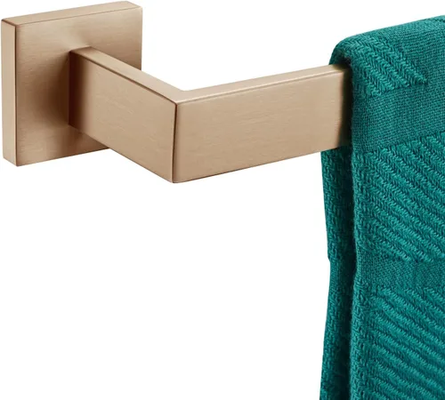 Miniatura 17 de KOKOSIRI Barra de Toalla Individual de 16 Pulgadas, Toallero para Baño o Cocina, Toallero de Pared de Acero Inoxidable SUS304, Cromo Pulido