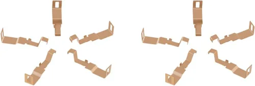 Miniatura 8 de Zapatos de recogida aptos para chasis Tyco 440 y 440x2, aptos para HO Slot Car - Reemplazo de zapatos de recogida (10 piezas)